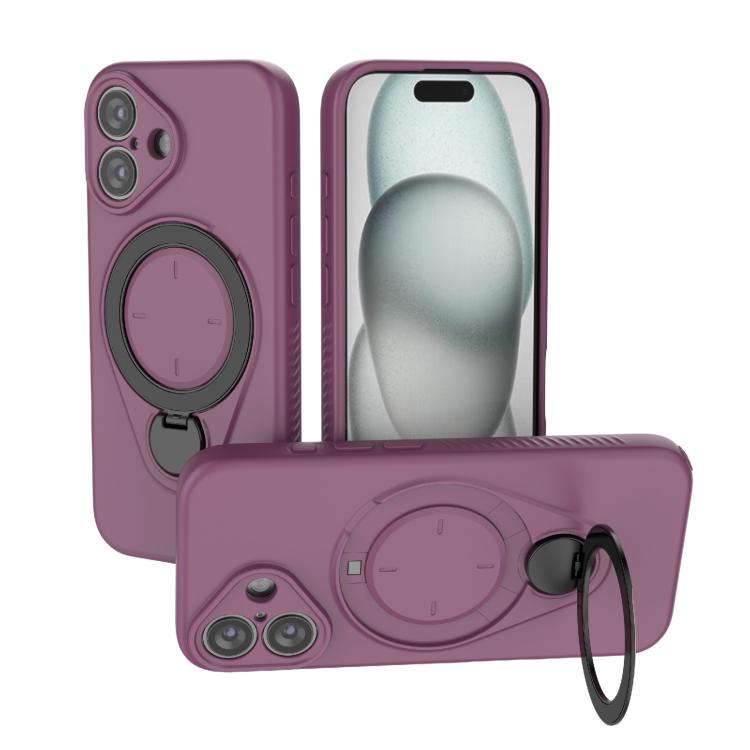 Ring Shield MagSafe TPU Phone Case with 360 Degree Rotating Holder, For iPhone 17 Pro Max, For iPhone 17 Pro, For iPhone 17, For iPhone Air, For iPhone 16 Pro Max, For iPhone 16 Pro, For iPhone 16 Plus, For iPhone 16