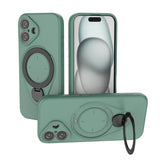 Ring Shield MagSafe TPU Phone Case with 360 Degree Rotating Holder, For iPhone 17 Pro Max, For iPhone 17 Pro, For iPhone 17, For iPhone Air, For iPhone 16 Pro Max, For iPhone 16 Pro, For iPhone 16 Plus, For iPhone 16