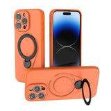 Ring Shield MagSafe TPU Phone Case with 360 Degree Rotating Holder, For iPhone 15 Pro Max, For iPhone 15 Pro, For iPhone 15, For iPhone 14 / 13, For iPhone 14 Pro, For iPhone 14 Pro Max, For iPhone 13 Pro Max, For iPhone 13 Pro