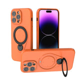 Ring Shield MagSafe TPU Phone Case with 360 Degree Rotating Holder, For iPhone 15 Pro Max, For iPhone 15 Pro, For iPhone 15, For iPhone 14 / 13, For iPhone 14 Pro, For iPhone 14 Pro Max, For iPhone 13 Pro Max, For iPhone 13 Pro