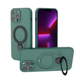 Ring Shield MagSafe TPU Phone Case with 360 Degree Rotating Holder, For iPhone 15 Pro Max, For iPhone 15 Pro, For iPhone 15, For iPhone 14 / 13, For iPhone 14 Pro, For iPhone 14 Pro Max, For iPhone 13 Pro Max, For iPhone 13 Pro