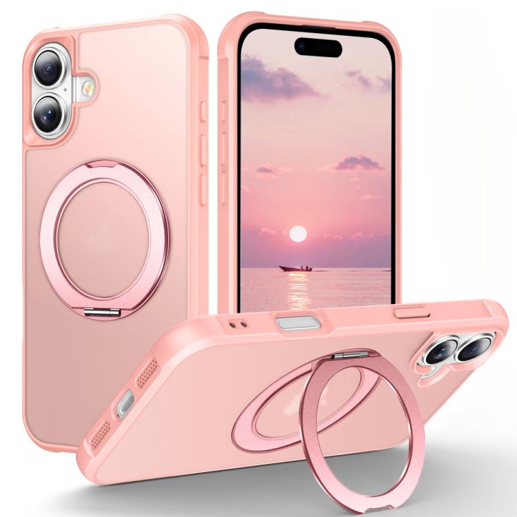 Skin-Feel Rotary Damping Bracket MagSafe Phone Case, For iPhone 17 Pro Max, For iPhone 17 Pro, For iPhone 17, For iPhone Air