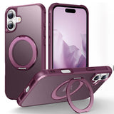 Skin-Feel Rotary Damping Bracket MagSafe Phone Case, For iPhone 17 Pro Max, For iPhone 17 Pro, For iPhone 17, For iPhone Air