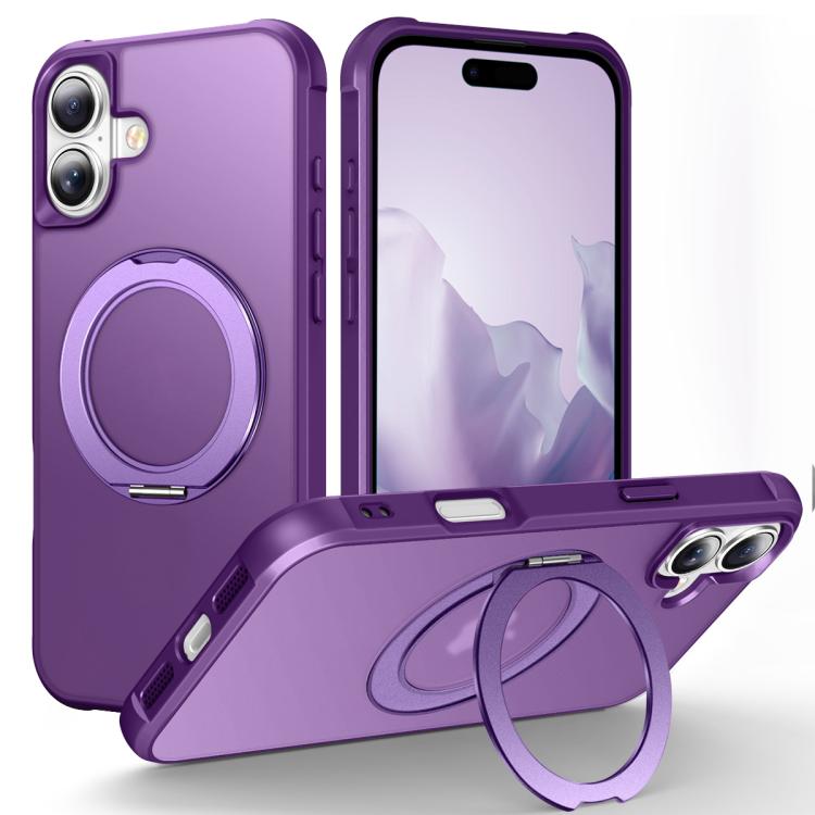 Skin-Feel Rotary Damping Bracket MagSafe Phone Case, For iPhone 17 Pro Max, For iPhone 17 Pro, For iPhone 17, For iPhone Air