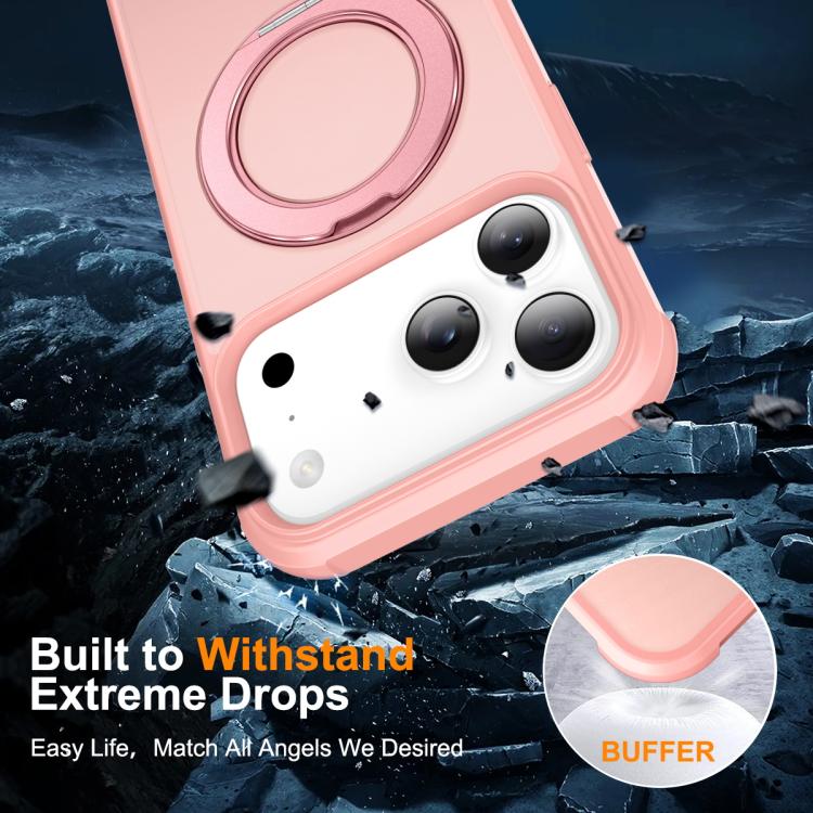 Skin-Feel Rotary Damping Bracket MagSafe Phone Case, For iPhone 17 Pro Max, For iPhone 17 Pro, For iPhone 17, For iPhone Air