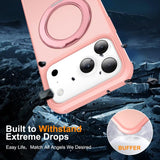 Skin-Feel Rotary Damping Bracket MagSafe Phone Case, For iPhone 17 Pro Max, For iPhone 17 Pro, For iPhone 17, For iPhone Air