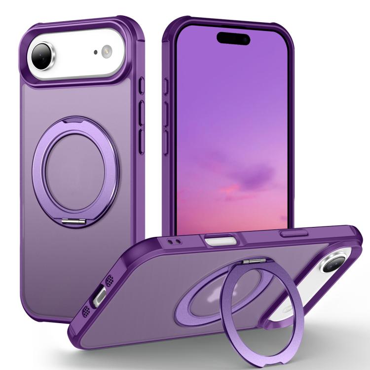 Skin-Feel Rotary Damping Bracket MagSafe Phone Case, For iPhone 17 Pro Max, For iPhone 17 Pro, For iPhone 17, For iPhone Air