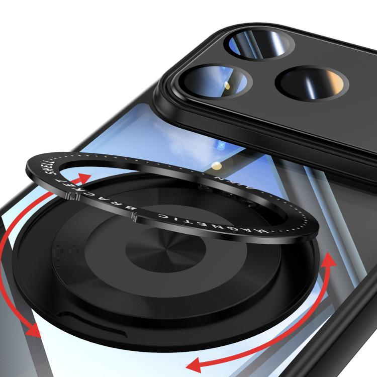 360 Holder Magsafe Acrylic Hybrid TPU Phone Case, For iPhone 17 Pro Max, For iPhone 17 Pro, For iPhone 17, For iPhone Air
