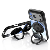 360 Holder Magsafe Acrylic Hybrid TPU Phone Case, For iPhone 17 Pro Max, For iPhone 17 Pro, For iPhone 17, For iPhone Air
