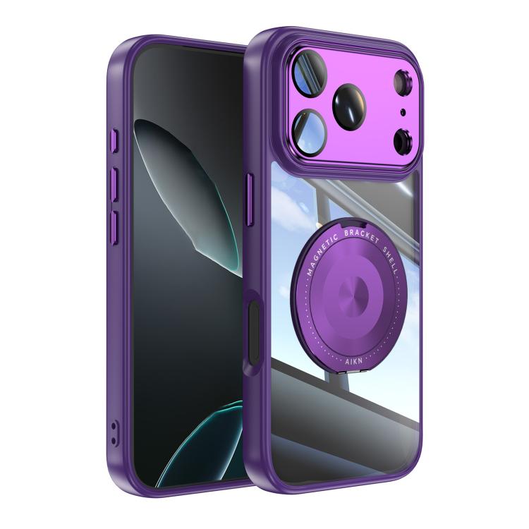 360 Holder Magsafe Acrylic Hybrid TPU Phone Case, For iPhone 17 Pro Max, For iPhone 17 Pro, For iPhone 17, For iPhone Air