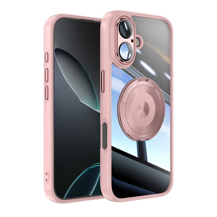 360 Holder Magsafe Acrylic Hybrid TPU Phone Case, For iPhone 17 Pro Max, For iPhone 17 Pro, For iPhone 17, For iPhone Air
