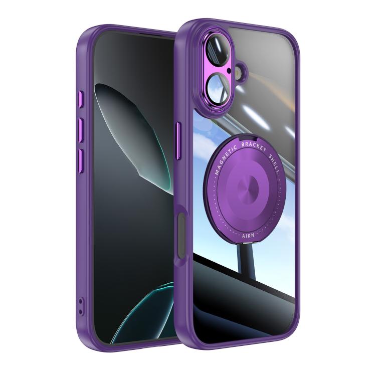 360 Holder Magsafe Acrylic Hybrid TPU Phone Case, For iPhone 17 Pro Max, For iPhone 17 Pro, For iPhone 17, For iPhone Air