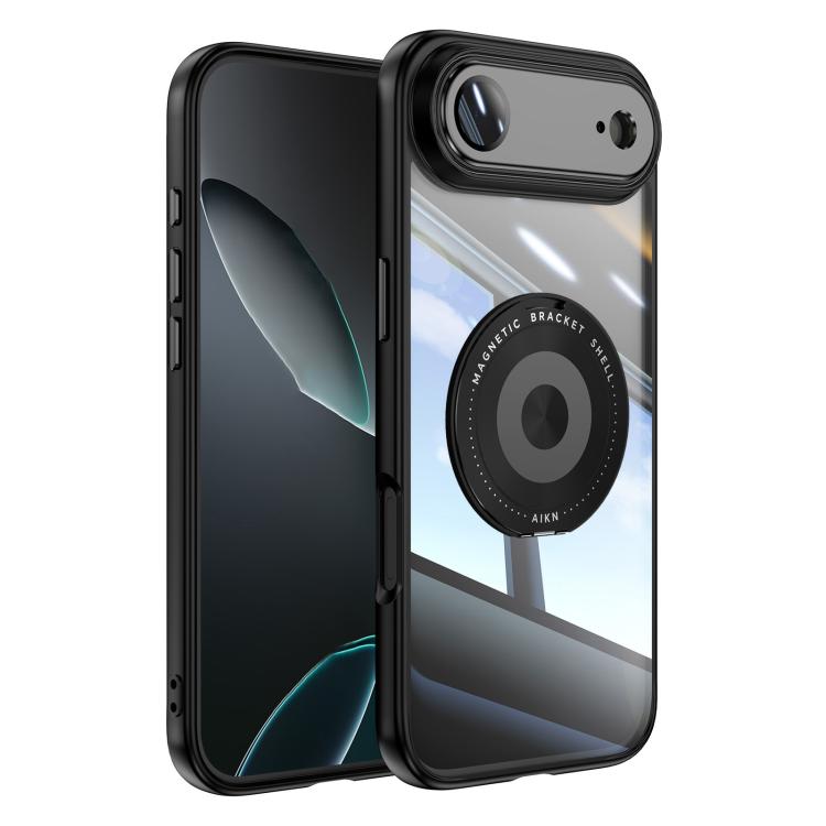 360 Holder Magsafe Acrylic Hybrid TPU Phone Case, For iPhone 17 Pro Max, For iPhone 17 Pro, For iPhone 17, For iPhone Air