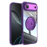 360 Holder Magsafe Acrylic Hybrid TPU Phone Case, For iPhone 17 Pro Max, For iPhone 17 Pro, For iPhone 17, For iPhone Air