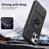 Lens Sliding Window Multifunctional Magnetic Shockproof Phone Case, For iPhone 13 Pro Max, For iPhone 13 Pro, For iPhone 12 Pro Max, For iPhone 11 Pro Max, For iPhone 11