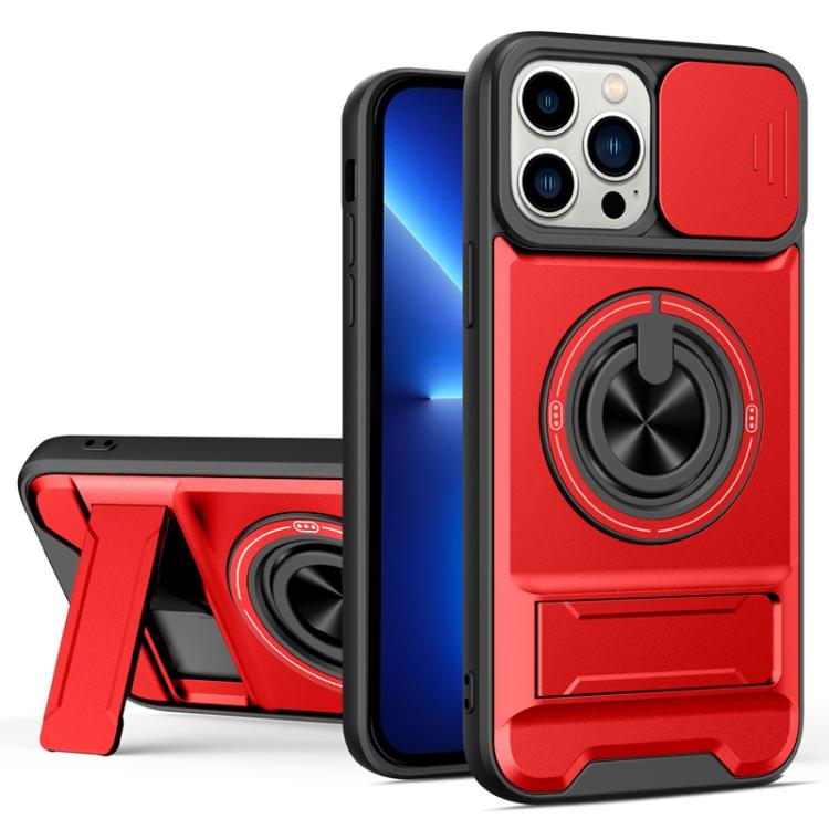 Lens Sliding Window Multifunctional Magnetic Shockproof Phone Case, For iPhone 13 Pro Max, For iPhone 13 Pro, For iPhone 13, For iPhone 12, For iPhone 12 Pro Max, For iPhone 12 Pro, For iPhone 11 Pro Max, For iPhone 11, For iPhone XR