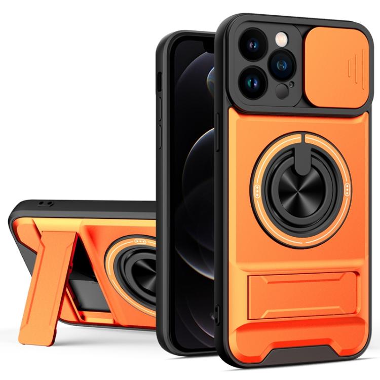 Lens Sliding Window Multifunctional Magnetic Shockproof Phone Case, For iPhone 13 Pro Max, For iPhone 13 Pro, For iPhone 13, For iPhone 12, For iPhone 12 Pro Max, For iPhone 12 Pro, For iPhone 11 Pro Max, For iPhone 11, For iPhone XR