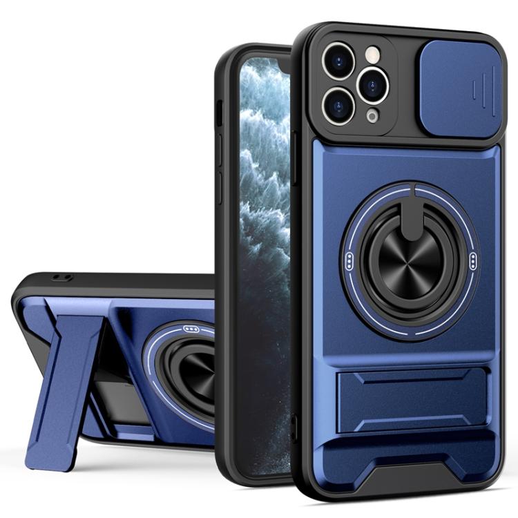 Lens Sliding Window Multifunctional Magnetic Shockproof Phone Case, For iPhone 13 Pro Max, For iPhone 13 Pro, For iPhone 13, For iPhone 12, For iPhone 12 Pro Max, For iPhone 12 Pro, For iPhone 11 Pro Max, For iPhone 11, For iPhone XR