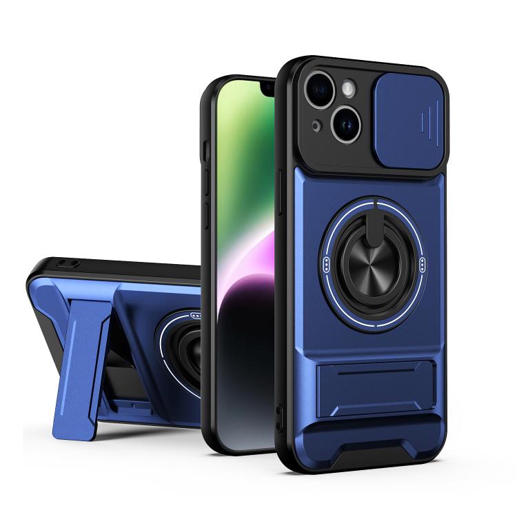 Lens Sliding Window Multifunctional Magnetic Shockproof Phone Case, For iPhone 16 Plus, For iPhone 16, For iPhone 15 Pro Max, For iPhone 15 Pro, For iPhone 15, For iPhone 14 Plus, For iPhone 14, For iPhone 14 Pro, For iPhone 14 Pro Max