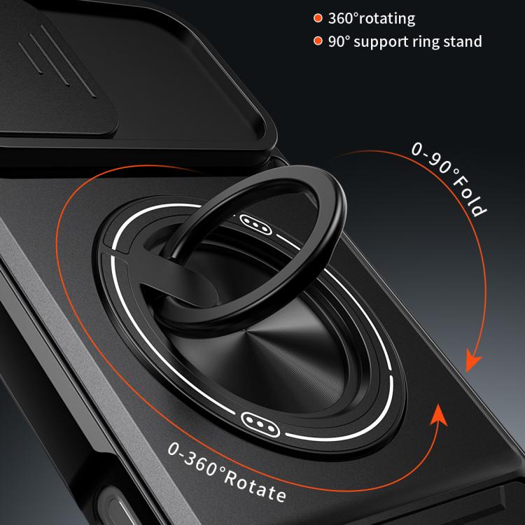 Lens Sliding Window Multifunctional Magnetic Shockproof Phone Case, For iPhone 16 Plus, For iPhone 16, For iPhone 15 Pro Max, For iPhone 15 Pro, For iPhone 15, For iPhone 14 Plus, For iPhone 14, For iPhone 14 Pro, For iPhone 14 Pro Max