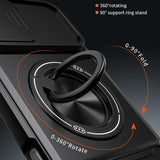 Lens Sliding Window Multifunctional Magnetic Shockproof Phone Case, For iPhone 16 Plus, For iPhone 16, For iPhone 15 Pro Max, For iPhone 15 Pro, For iPhone 15, For iPhone 14 Plus, For iPhone 14, For iPhone 14 Pro, For iPhone 14 Pro Max