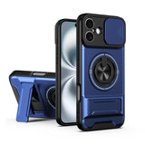 Lens Sliding Window Multifunctional Magnetic Shockproof Phone Case, For iPhone 16 Plus, For iPhone 16, For iPhone 15 Pro Max, For iPhone 15 Pro, For iPhone 15, For iPhone 14 Plus, For iPhone 14, For iPhone 14 Pro, For iPhone 14 Pro Max