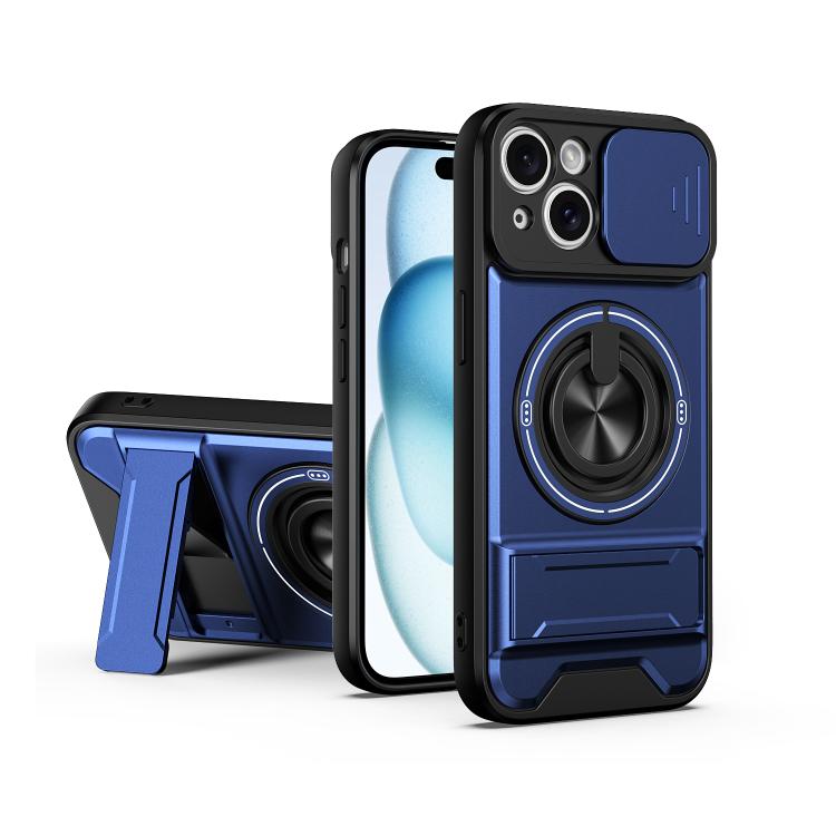 Lens Sliding Window Multifunctional Magnetic Shockproof Phone Case, For iPhone 16 Plus, For iPhone 16, For iPhone 15 Pro Max, For iPhone 15 Pro, For iPhone 15, For iPhone 14 Plus, For iPhone 14, For iPhone 14 Pro, For iPhone 14 Pro Max