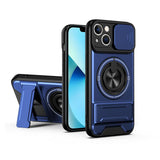 Lens Sliding Window Multifunctional Magnetic Shockproof Phone Case, For iPhone 13 Pro Max, For iPhone 13 Pro, For iPhone 13, For iPhone 12, For iPhone 12 Pro Max, For iPhone 12 Pro, For iPhone 11 Pro Max, For iPhone 11, For iPhone XR