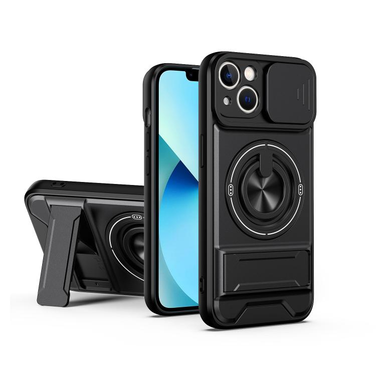 Lens Sliding Window Multifunctional Magnetic Shockproof Phone Case, For iPhone 13 Pro Max, For iPhone 13 Pro, For iPhone 13, For iPhone 12, For iPhone 12 Pro Max, For iPhone 12 Pro, For iPhone 11 Pro Max, For iPhone 11, For iPhone XR