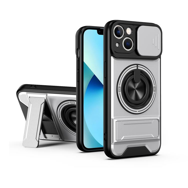 Lens Sliding Window Multifunctional Magnetic Shockproof Phone Case, For iPhone 13 Pro Max, For iPhone 13 Pro, For iPhone 13, For iPhone 12, For iPhone 12 Pro Max, For iPhone 12 Pro, For iPhone 11 Pro Max, For iPhone 11, For iPhone XR