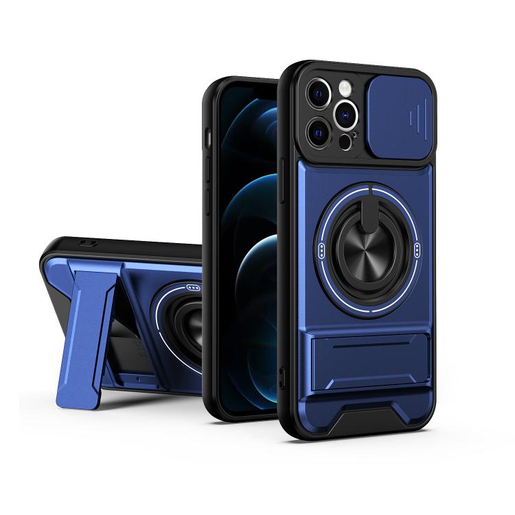 Lens Sliding Window Multifunctional Magnetic Shockproof Phone Case, For iPhone 13 Pro Max, For iPhone 13 Pro, For iPhone 13, For iPhone 12, For iPhone 12 Pro Max, For iPhone 12 Pro, For iPhone 11 Pro Max, For iPhone 11, For iPhone XR