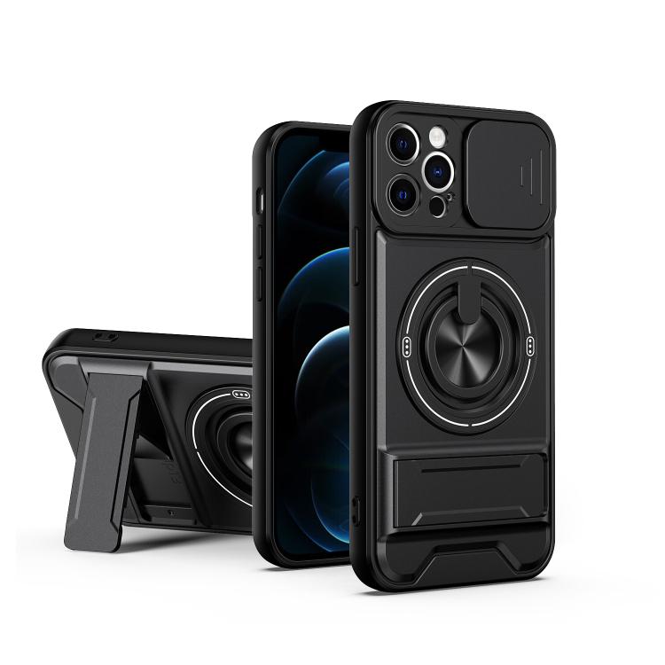 Lens Sliding Window Multifunctional Magnetic Shockproof Phone Case, For iPhone 13 Pro Max, For iPhone 13 Pro, For iPhone 13, For iPhone 12, For iPhone 12 Pro Max, For iPhone 12 Pro, For iPhone 11 Pro Max, For iPhone 11, For iPhone XR