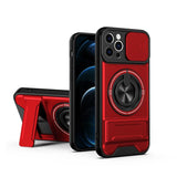 Lens Sliding Window Multifunctional Magnetic Shockproof Phone Case, For iPhone 13 Pro Max, For iPhone 13 Pro, For iPhone 13, For iPhone 12, For iPhone 12 Pro Max, For iPhone 12 Pro, For iPhone 11 Pro Max, For iPhone 11, For iPhone XR