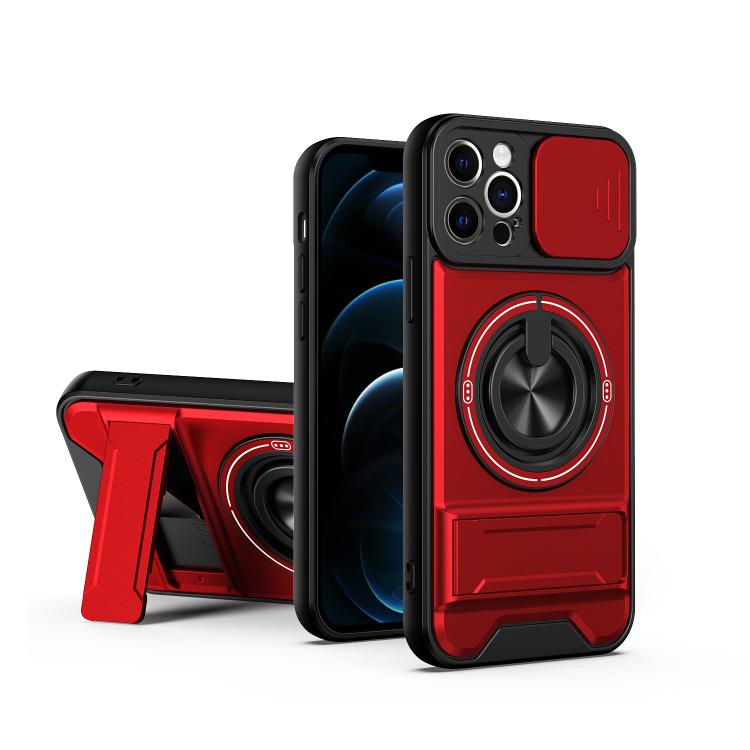 Lens Sliding Window Multifunctional Magnetic Shockproof Phone Case, For iPhone 13 Pro Max, For iPhone 13 Pro, For iPhone 13, For iPhone 12, For iPhone 12 Pro Max, For iPhone 12 Pro, For iPhone 11 Pro Max, For iPhone 11, For iPhone XR