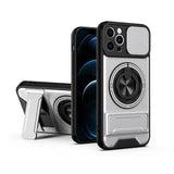 Lens Sliding Window Multifunctional Magnetic Shockproof Phone Case, For iPhone 13 Pro Max, For iPhone 13 Pro, For iPhone 13, For iPhone 12, For iPhone 12 Pro Max, For iPhone 12 Pro, For iPhone 11 Pro Max, For iPhone 11, For iPhone XR