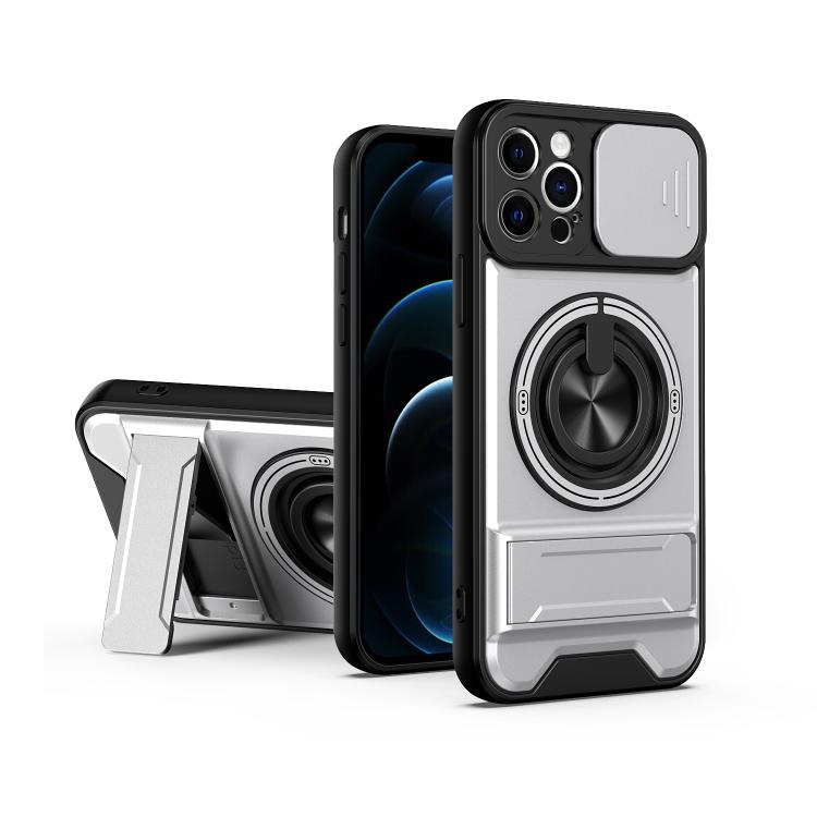 Lens Sliding Window Multifunctional Magnetic Shockproof Phone Case, For iPhone 13 Pro Max, For iPhone 13 Pro, For iPhone 13, For iPhone 12, For iPhone 12 Pro Max, For iPhone 12 Pro, For iPhone 11 Pro Max, For iPhone 11, For iPhone XR