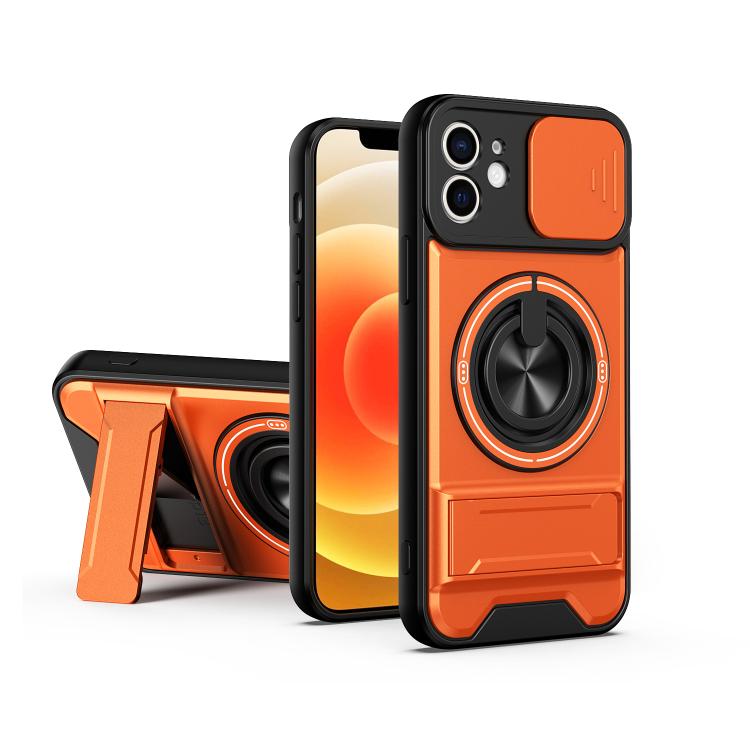 Lens Sliding Window Multifunctional Magnetic Shockproof Phone Case, For iPhone 13 Pro Max, For iPhone 13 Pro, For iPhone 13, For iPhone 12, For iPhone 12 Pro Max, For iPhone 12 Pro, For iPhone 11 Pro Max, For iPhone 11, For iPhone XR