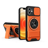 Lens Sliding Window Multifunctional Magnetic Shockproof Phone Case, For iPhone 13 Pro Max, For iPhone 13 Pro, For iPhone 13, For iPhone 12, For iPhone 12 Pro Max, For iPhone 12 Pro, For iPhone 11 Pro Max, For iPhone 11, For iPhone XR