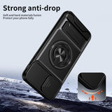 Lens Sliding Window Multifunctional Magnetic Shockproof Phone Case, For iPhone XS Max, For iPhone 7 Plus, For iPhone 7