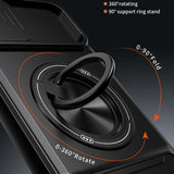 Lens Sliding Window Multifunctional Magnetic Shockproof Phone Case, For iPhone XS Max, For iPhone 7 Plus, For iPhone 7