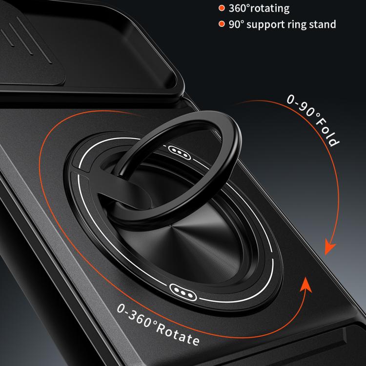 Lens Sliding Window Multifunctional Magnetic Shockproof Phone Case, For iPhone XS Max, For iPhone 7 Plus, For iPhone 7