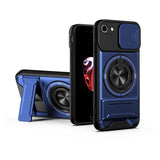 Lens Sliding Window Multifunctional Magnetic Shockproof Phone Case, For iPhone XS Max, For iPhone 7 Plus, For iPhone 7