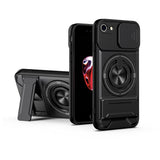 Lens Sliding Window Multifunctional Magnetic Shockproof Phone Case, For iPhone XS Max, For iPhone 7 Plus, For iPhone 7