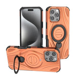 Star Ring Metallic Pivot Bracket Magnetic Phone Case, For iPhone 17 Pro Max, For iPhone 17 Pro, For iPhone 17, For iPhone Air, For iPhone 16 Pro Max, For iPhone 16 Pro, For iPhone 16