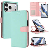Detachable Litchi Texture Magnetic Side-Patch Vegan Leather Phone Case, For iPhone 17 Pro Max, For iPhone 17 Pro, For iPhone 17, For iPhone Air, For iPhone 16 Pro Max, For iPhone 16 Pro, For iPhone 16 Plus, For iPhone 16
