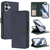 Detachable Litchi Texture Magnetic Side-Patch Vegan Leather Phone Case, For iPhone 17 Pro Max, For iPhone 17 Pro, For iPhone 17, For iPhone Air, For iPhone 16 Pro Max, For iPhone 16 Pro, For iPhone 16 Plus, For iPhone 16