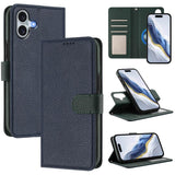 Detachable Litchi Texture Magnetic Side-Patch Vegan Leather Phone Case, For iPhone 17 Pro Max, For iPhone 17 Pro, For iPhone 17, For iPhone Air, For iPhone 16 Pro Max, For iPhone 16 Pro, For iPhone 16 Plus, For iPhone 16