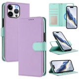 Detachable Litchi Texture Magnetic Side-Patch Vegan Leather Phone Case, For iPhone 13 Pro Max, For iPhone 13 Pro, For iPhone 13, For iPhone 12 / 12 Pro, For iPhone 12 Pro Max, For iPhone 11 Pro Max, For iPhone 11, For iPhone 11 Pro