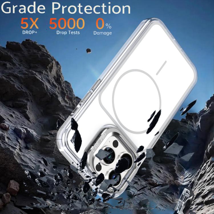 Bright Color Blocking Camera Bracket Magnetic Phone Case, For iPhone 14 Pro, For iPhone 14 Pro Max, For iPhone 13 Pro Max, For iPhone 13 Pro