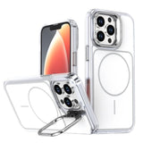 Bright Color Blocking Camera Bracket Magnetic Phone Case, For iPhone 14 Pro, For iPhone 14 Pro Max, For iPhone 13 Pro Max, For iPhone 13 Pro
